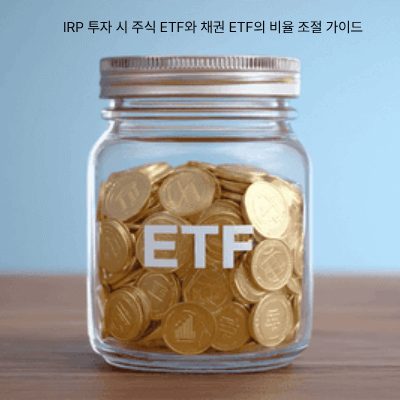 7. IRP 투자 시 주식 ETF와 채권 ETF의 비율 조절 가이드