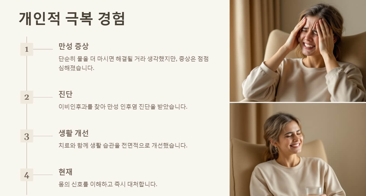 목이 칼칼한 이유 목 건조증