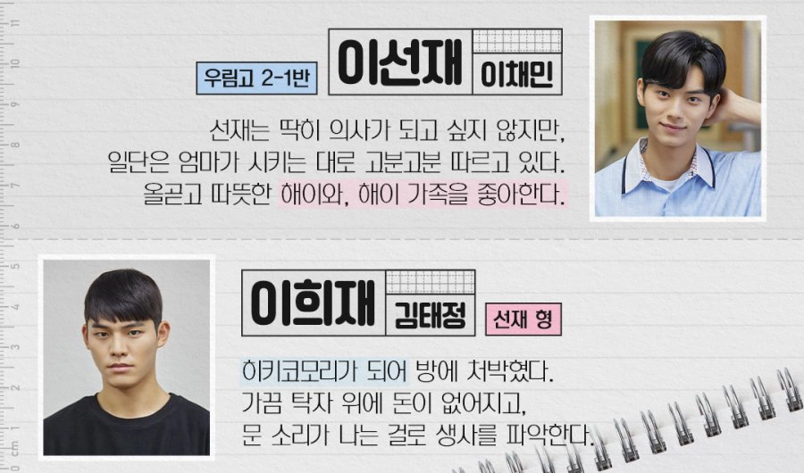 일타스탠들 등장인물 이미지