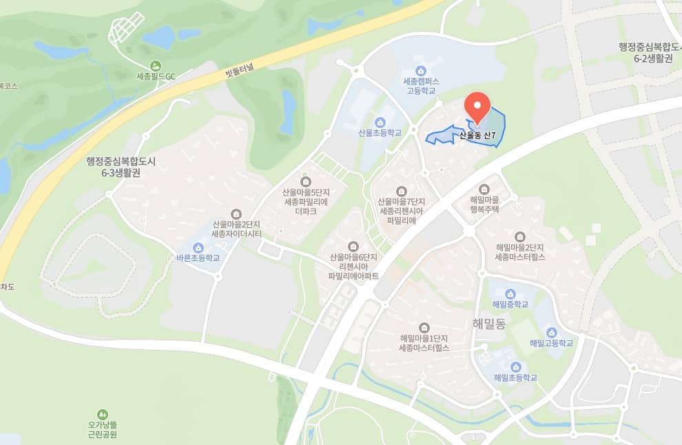 엘리프 세종 6-3 지도