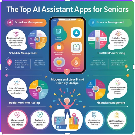 시니어AI, 인공지능비서, 건강관리앱, 일정관리AI, 실버테크, 부모님선물추천, 치매예방앱, 음성비서, 스마트헬스, 가족연결앱
