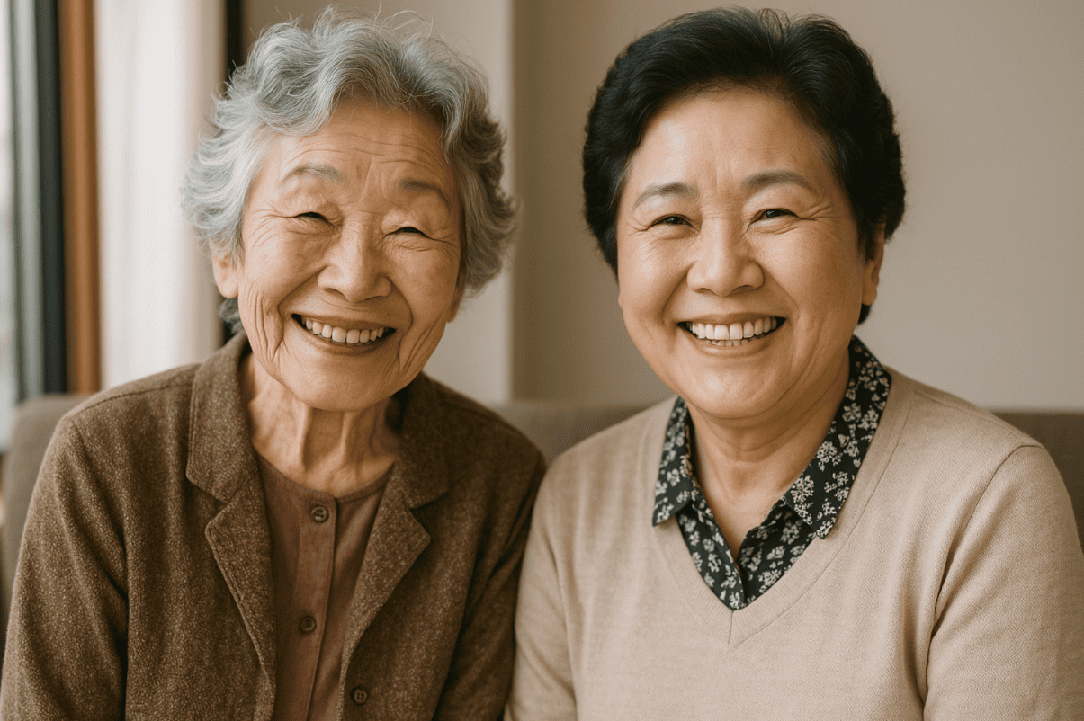 한국 일본 노인