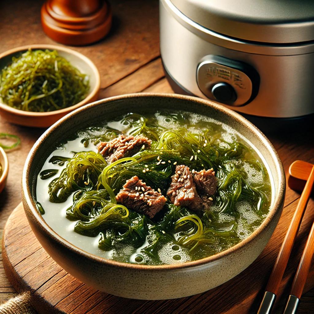 압력솥 미역국 레시피