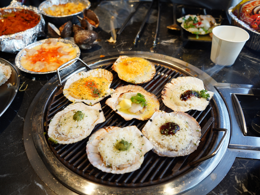 오이도 바다뷰 조개구이 맛집