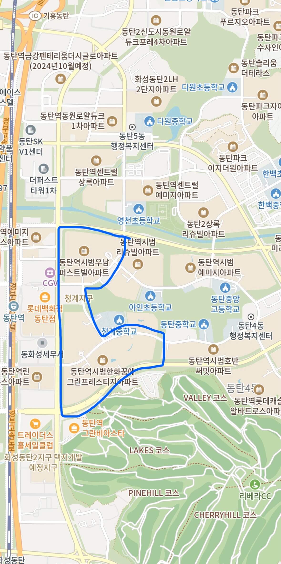 동탄역-우포한-카카오맵-지도