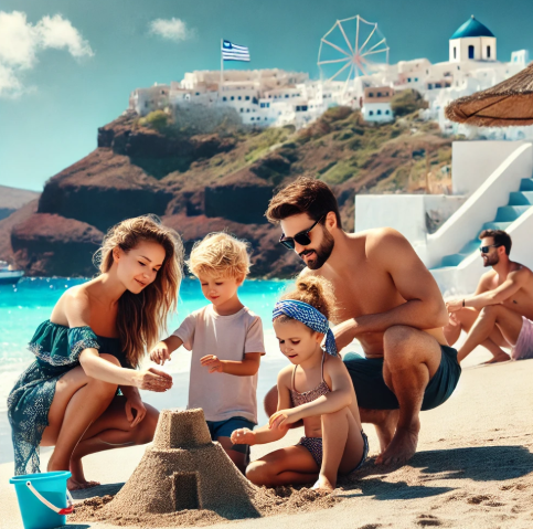 산토리니 가족여행 사진