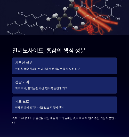 피로 회복과 면역력 증진에 탁월한 홍삼의 과학적 효능 총정리