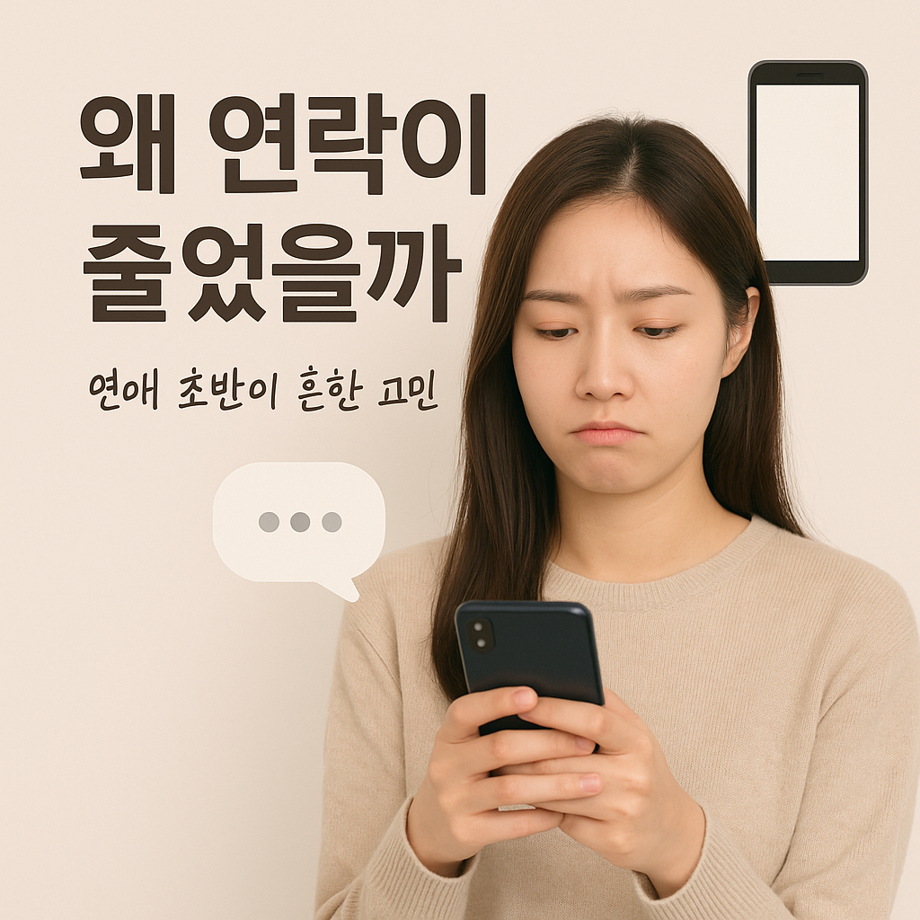 연애초반에는 서로 밀당하느라 연락을 안하기도 해요. 심리를 알면 여유롭게 우위를 선점하는 연애를 할 수 있어요