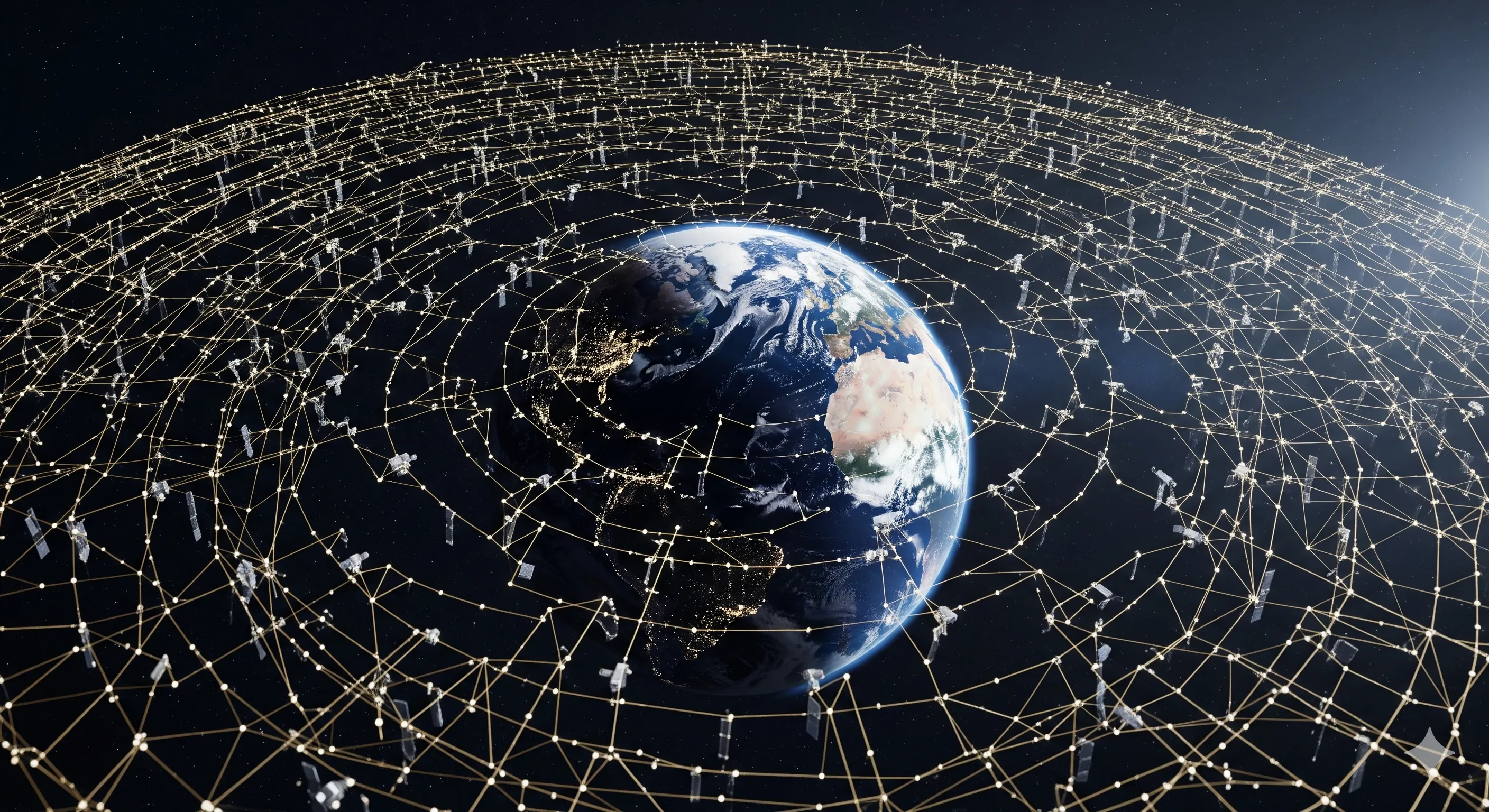 저궤도 위성 통신: 지구 저궤도 위성 네트워크 기반의 1조 달러 우주 경제 성장 전망 대표 이미지 by Finory