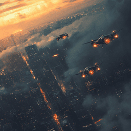 비행 중인 드론