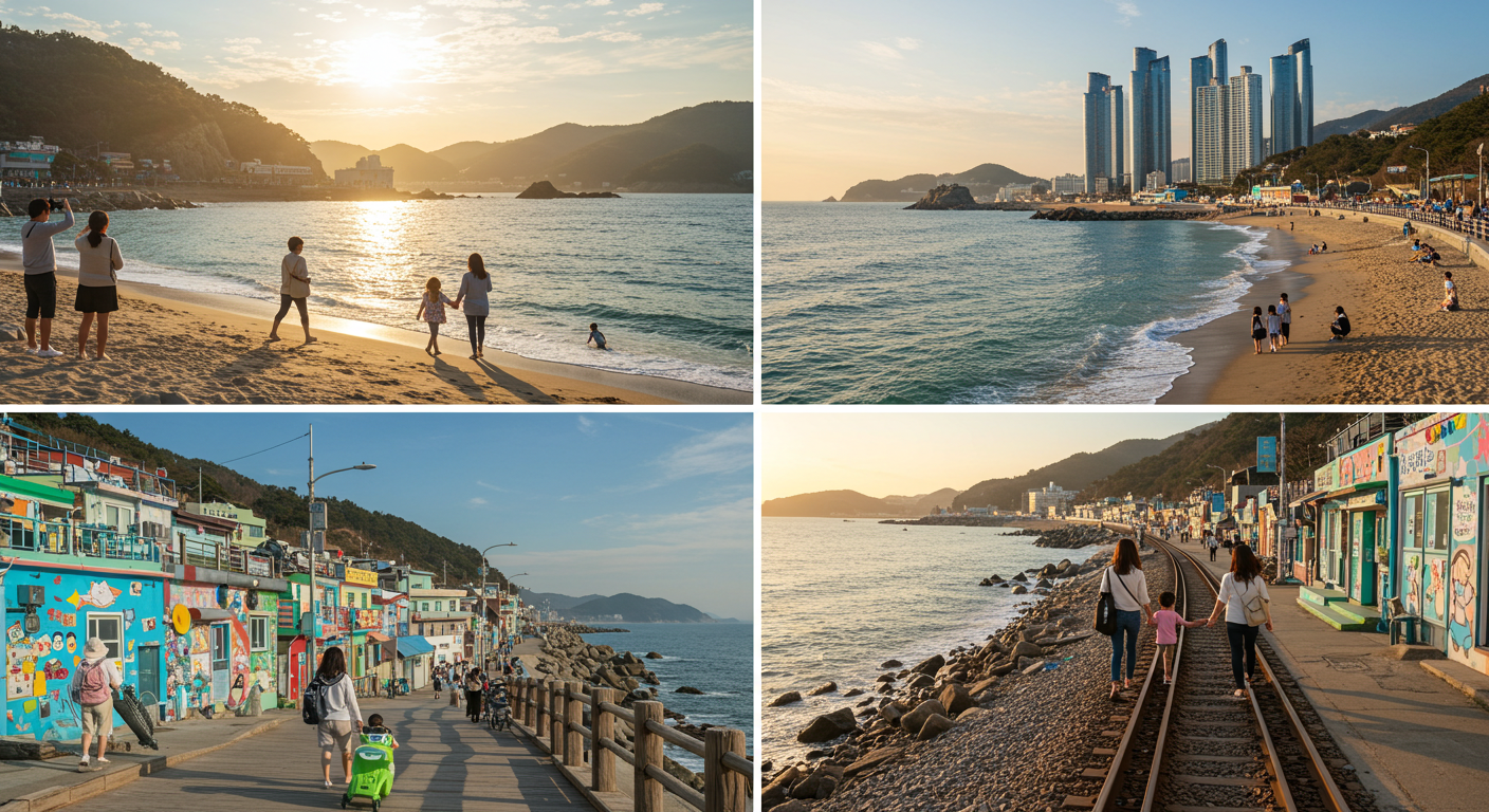 부산 해운대·광안리·감천마을