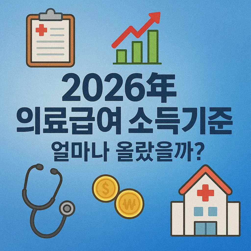 2026년 의료급여 소득기준액 변화