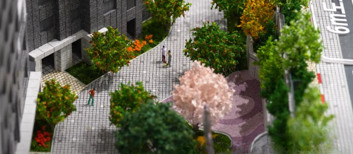 래미안 레벤투스 조경