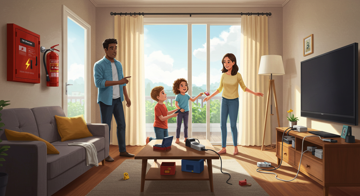 화재예방 교육 이미지