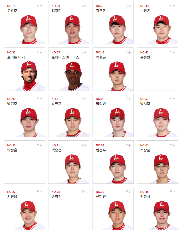 SSG랜더스 투수진