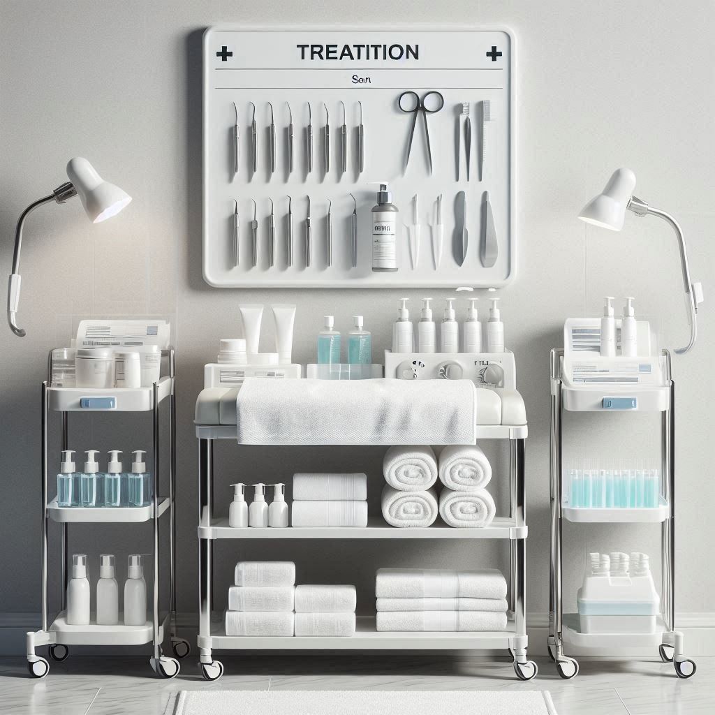 피부,체형관리 샵 배경