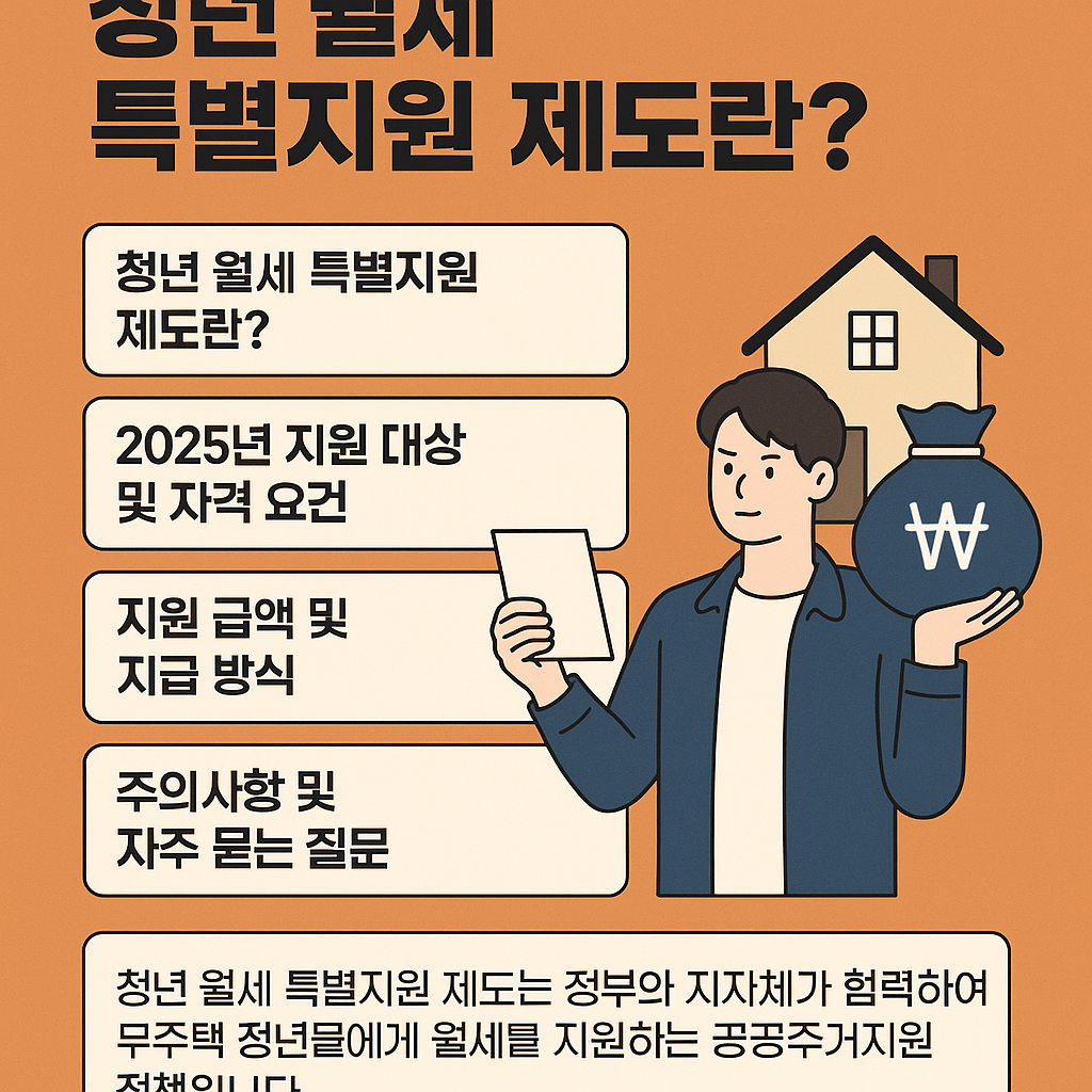 청년월세 특별지원 제도