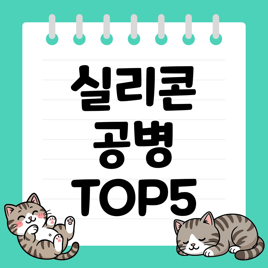 실리콘 공병 추천 순위 TOP5