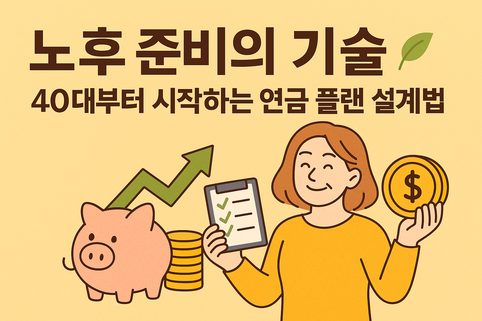 노후 준비의 기술 - 40대부터 시작하는 연금 플랜 설계법 관련사진