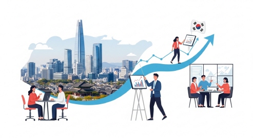 경제순환론 개념도(시각화된 도표)