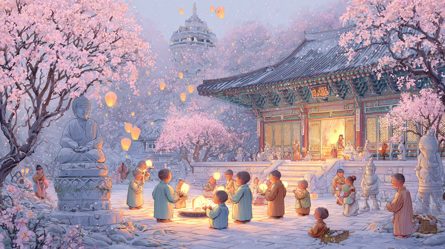 사찰 연등 의미