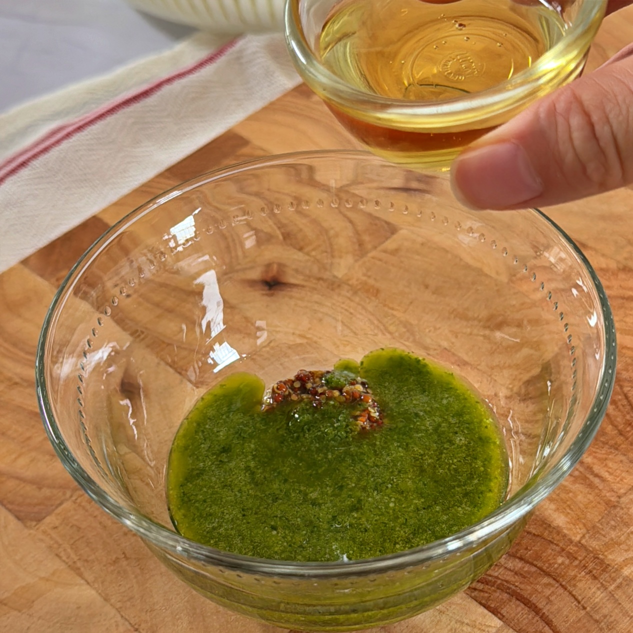 허브오일 드레싱