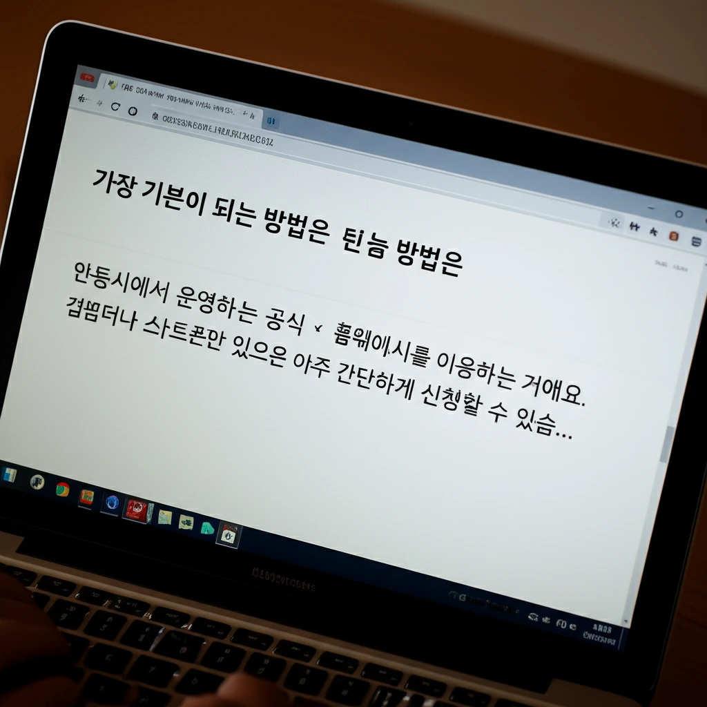 안동시 주정차 단속 알림 무료 신청 ..