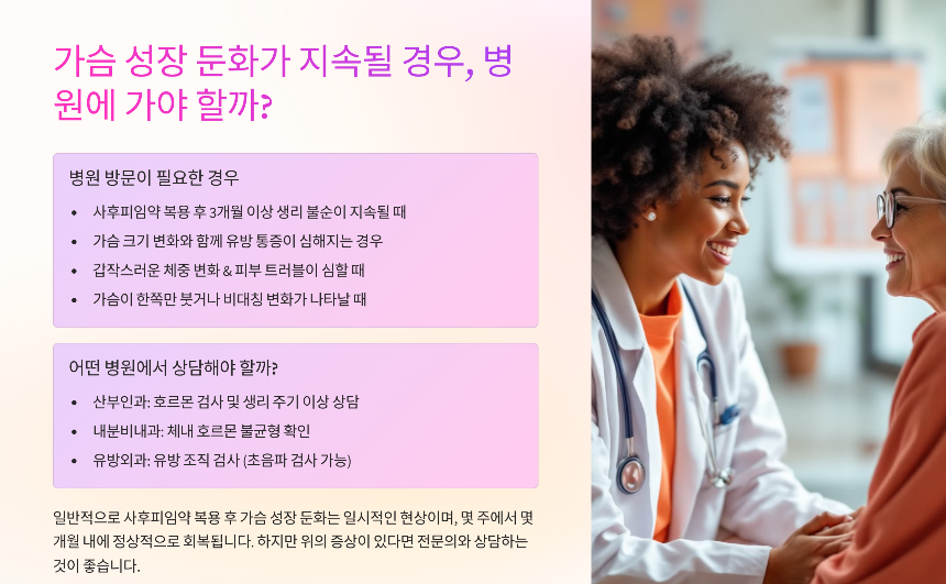 사후피임약 복용 후 가슴 성장에 미치는 영향과 대처 방법