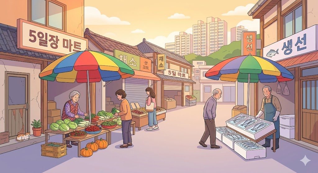 울산 전통시장 장날 정보