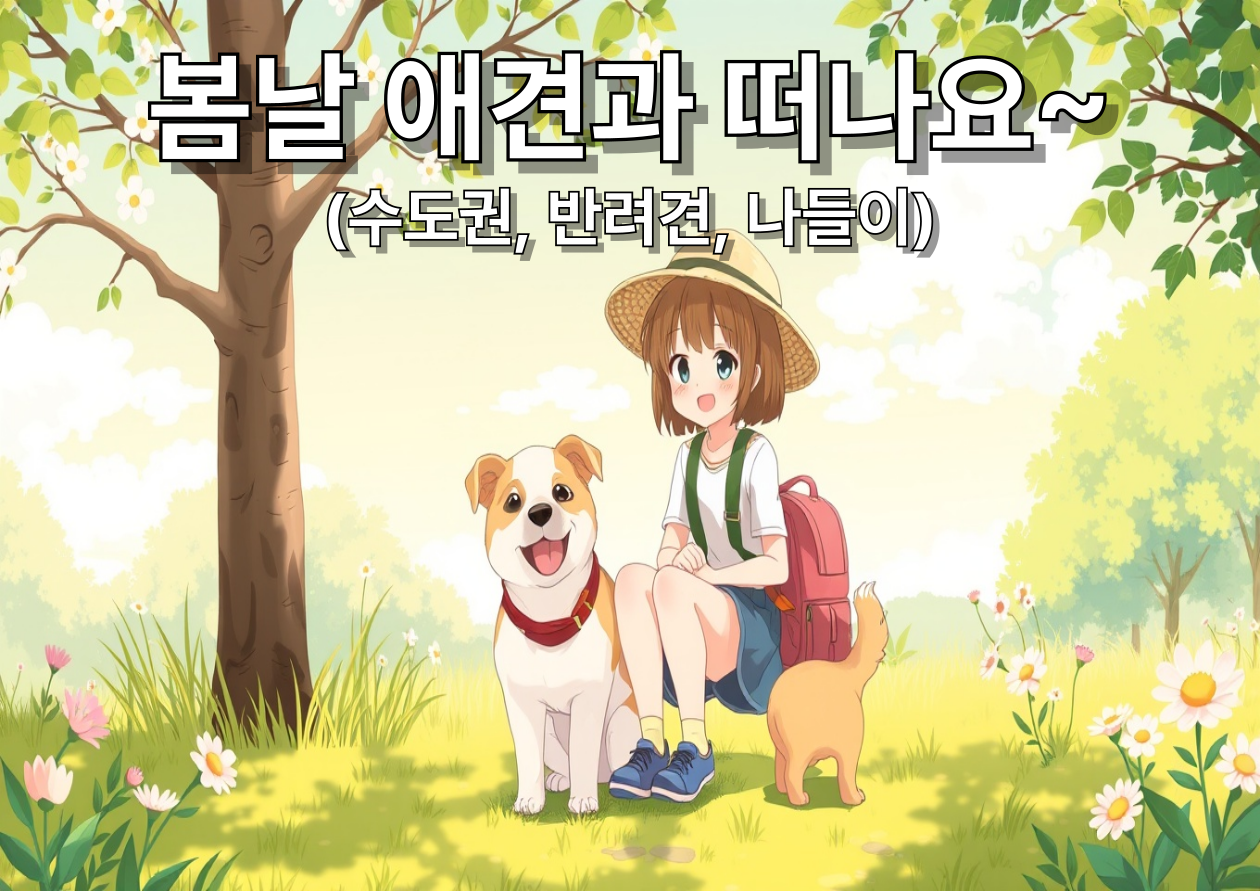 봄날 애견과 떠나요~