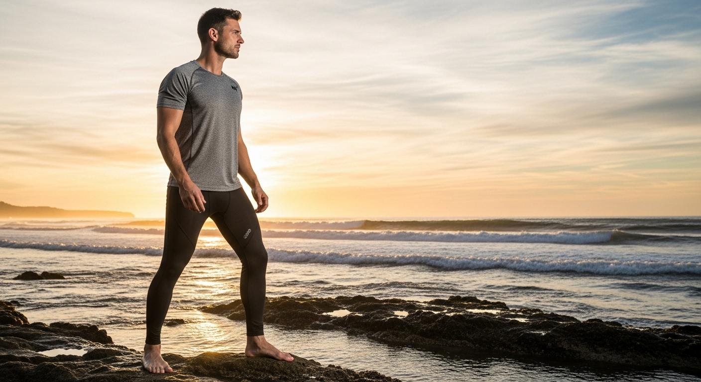 남자 워터 레깅스