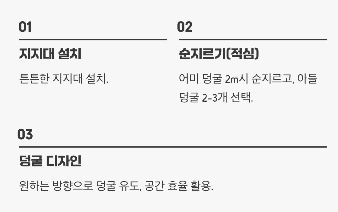 하늘을 향한 욕망, 덩굴 길들이기