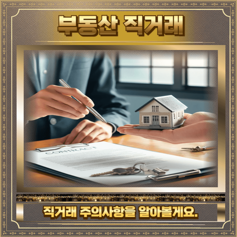 부동산 직거래 주의사항