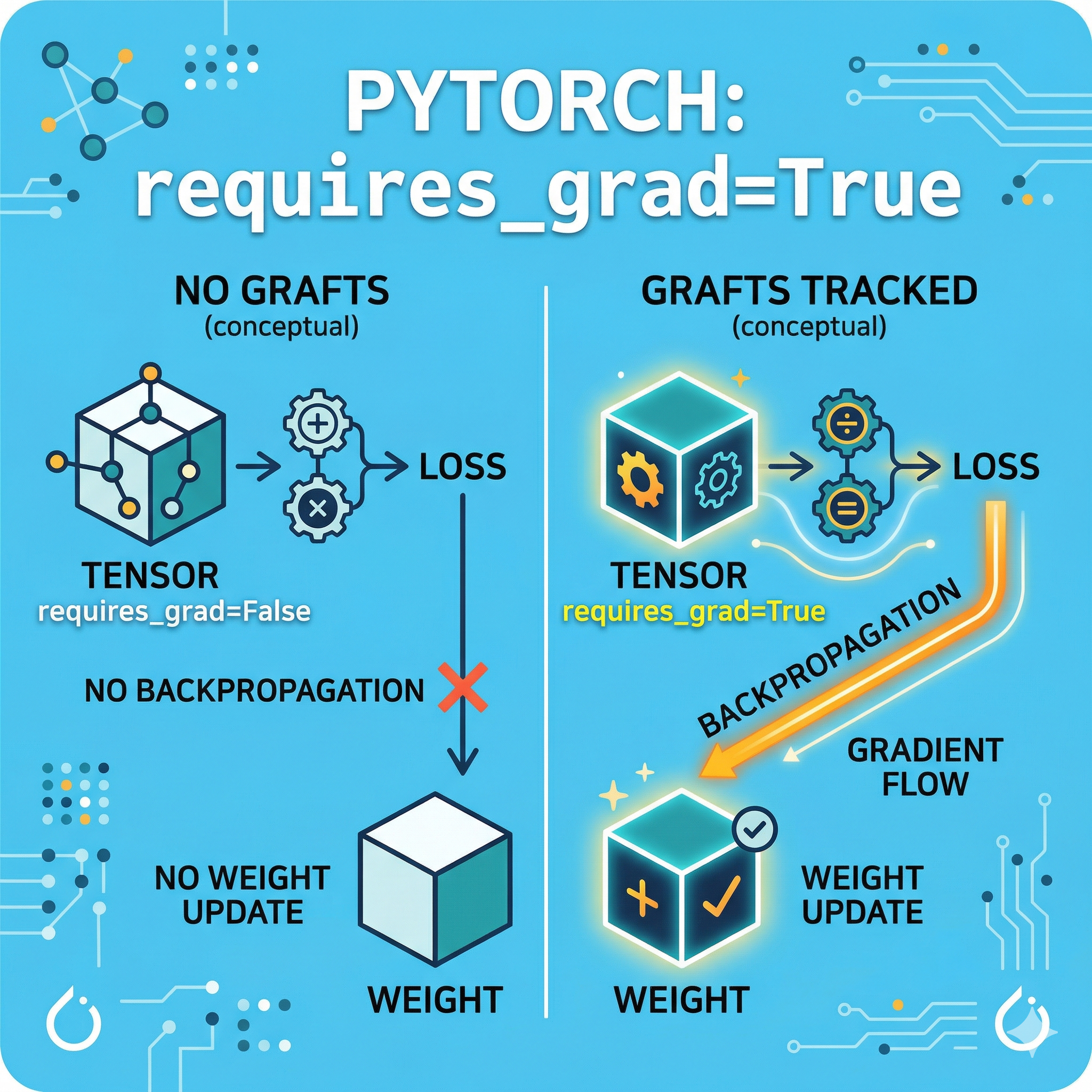 requires_grad=True 설정