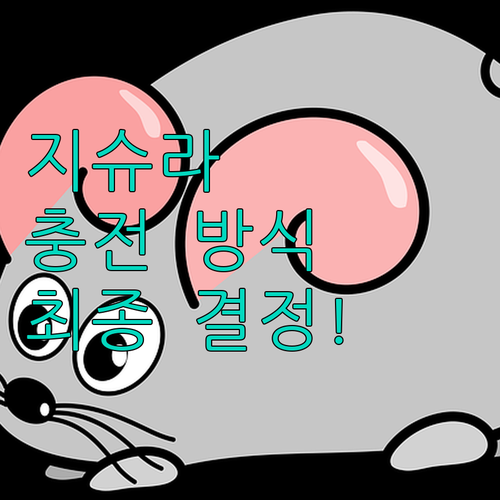 로지텍 지슈라 마우스 충전독 이메이션..