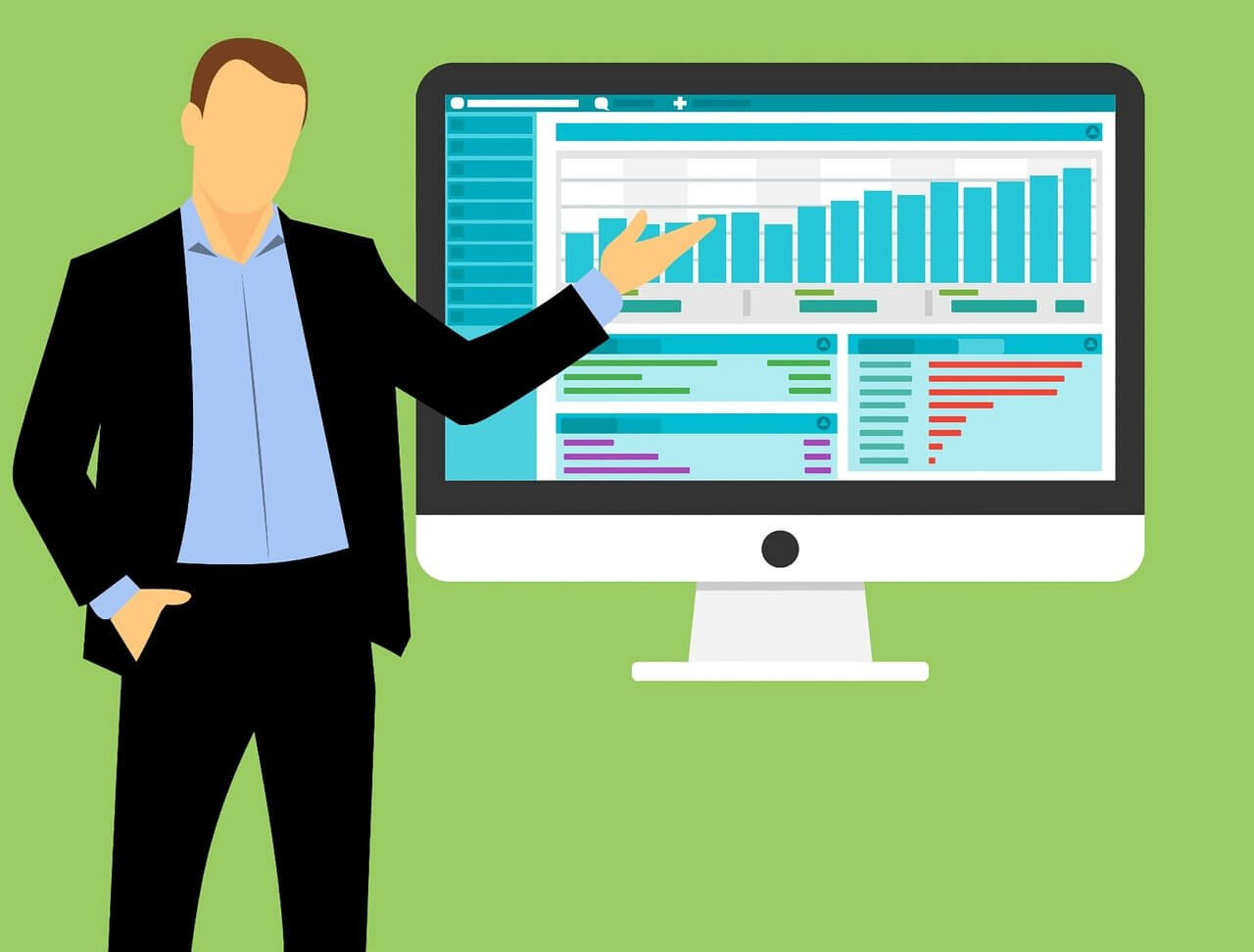 소규모법인설립 후 1인 법인으로 전환 후 매출 변화와 성장 추이를 보여주는 그래프 이미지