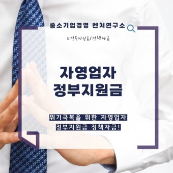 자영업자 정부지원금