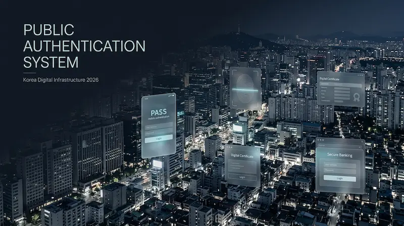 한국 공공 인증 시스템: PASS, 공동인증서, 민간인증, 금융인증서의 다층 구조