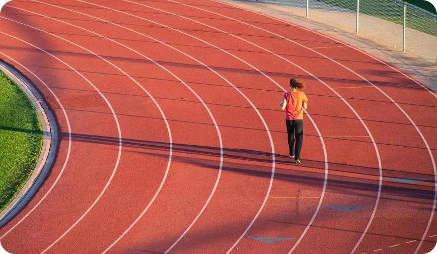 꾸준한 운동 습관을 가진 사람의 사진