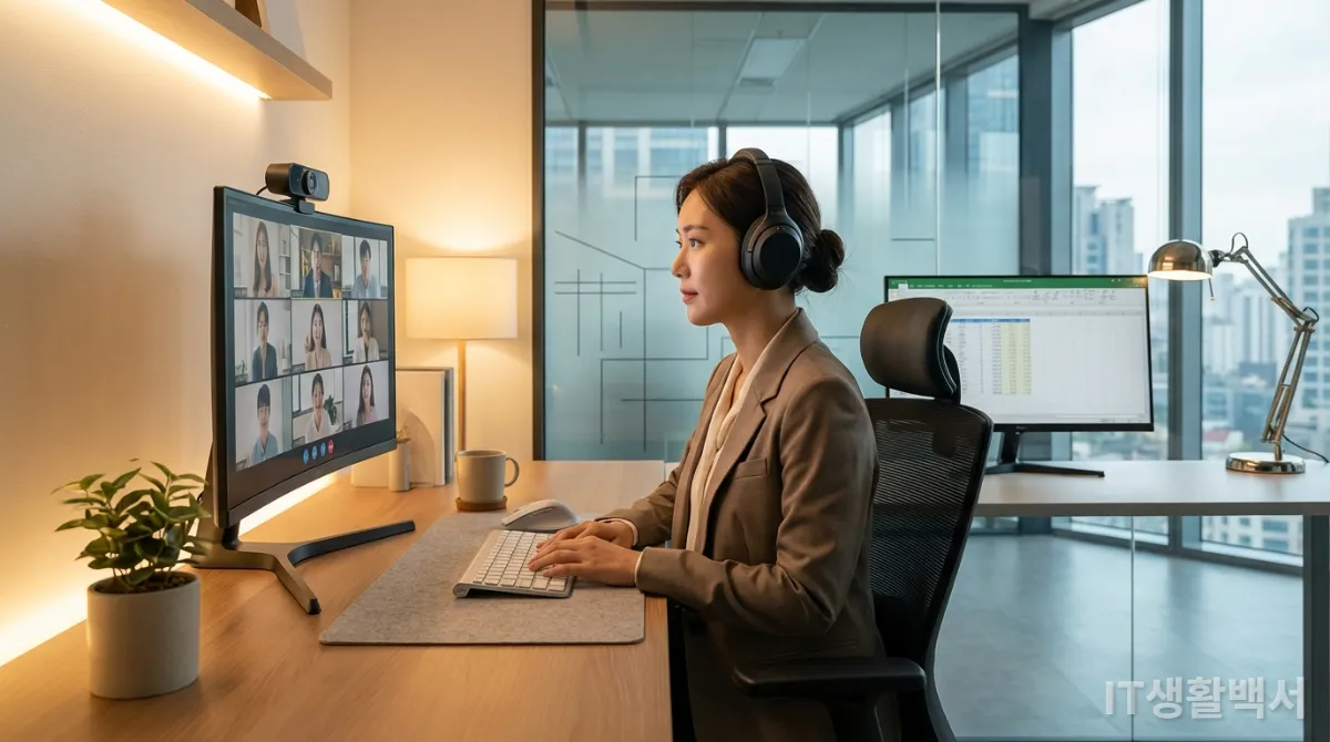 원격 및 하이브리드 근무를 위한 스마트 IT 주변기기