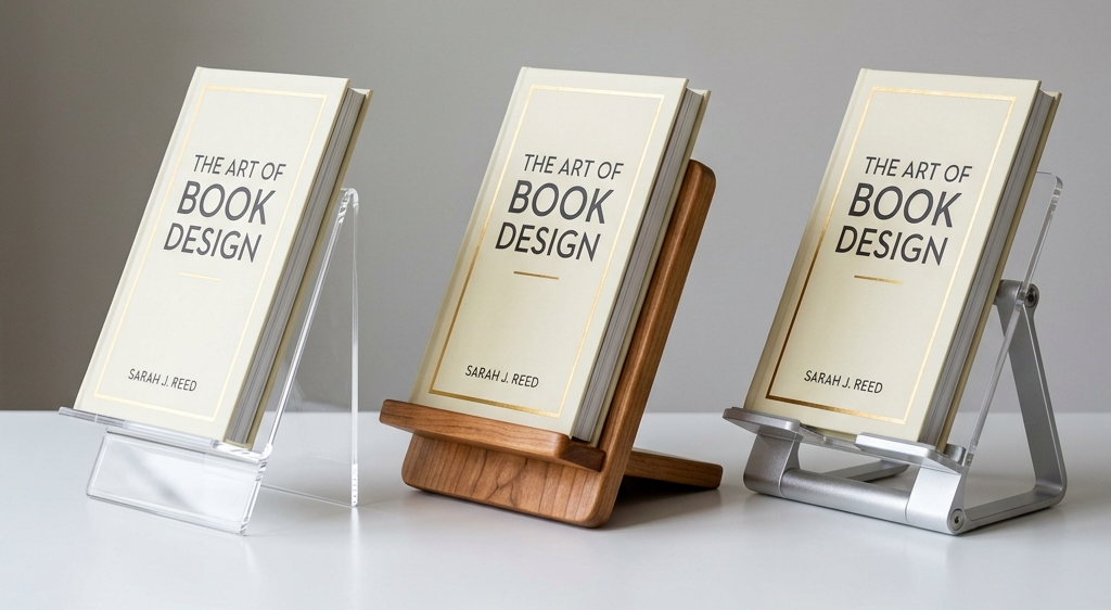 독서대 고르는법 소재 비교 아크릴 원목