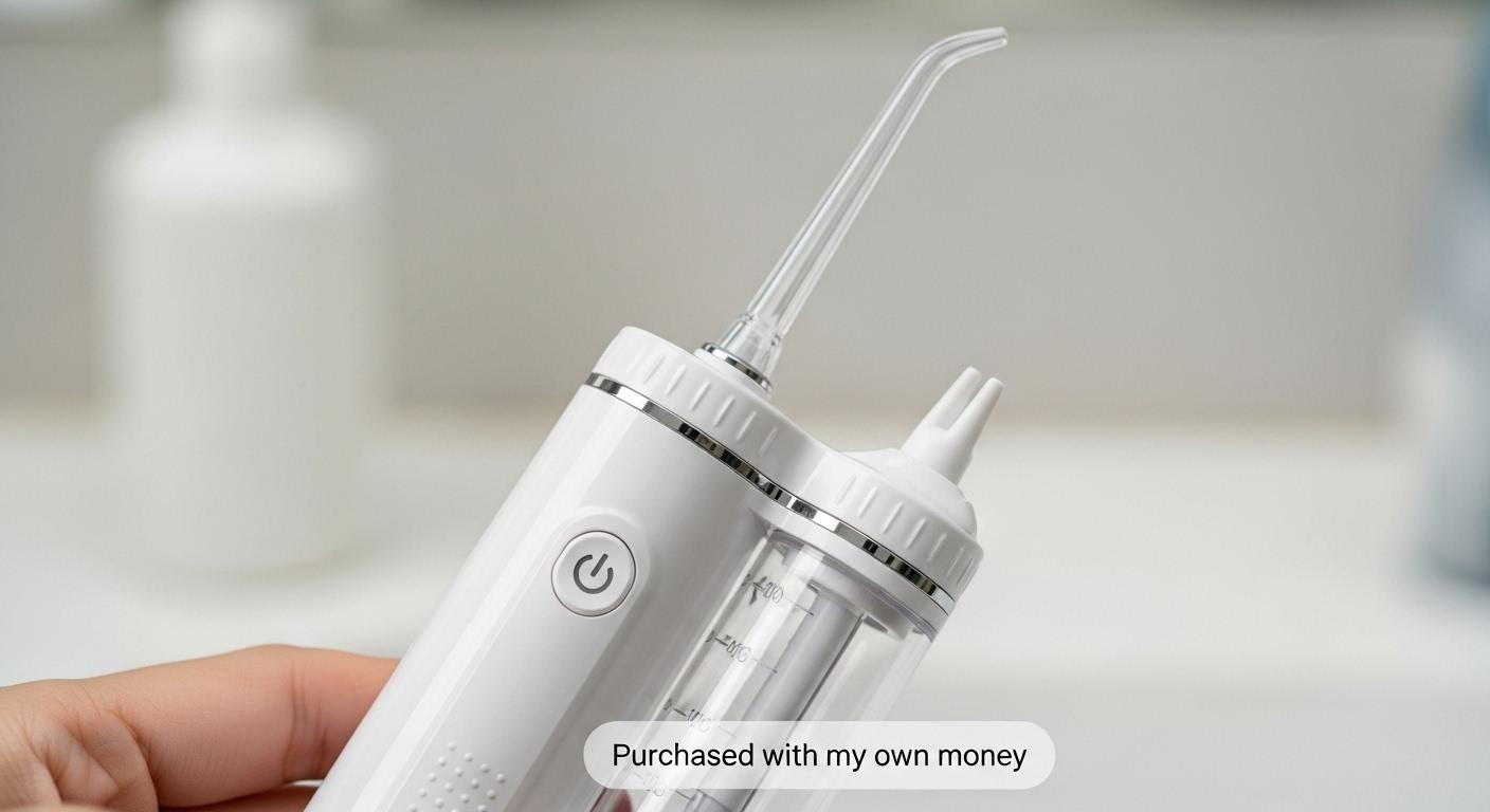 약한 수압 충전식 구강세정기 내돈내산 후기