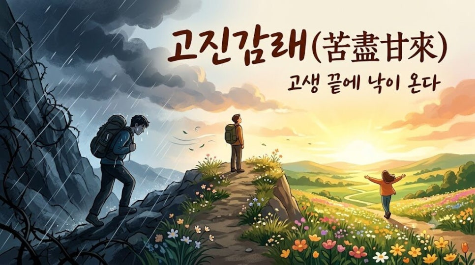 고생 끝에 낙이 온다, 고진감래 이미지