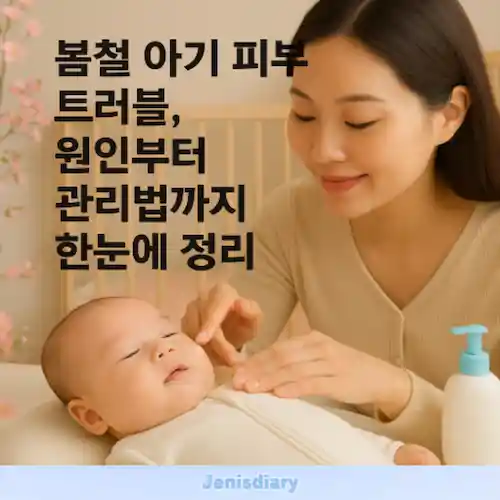 봄철 아기 피부 트러블, 원인부터 관리법 가이드 썸네일