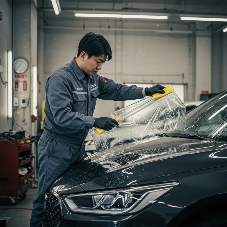 2018K5 앞유리 관리, 썬팅과 돌빵 대처법