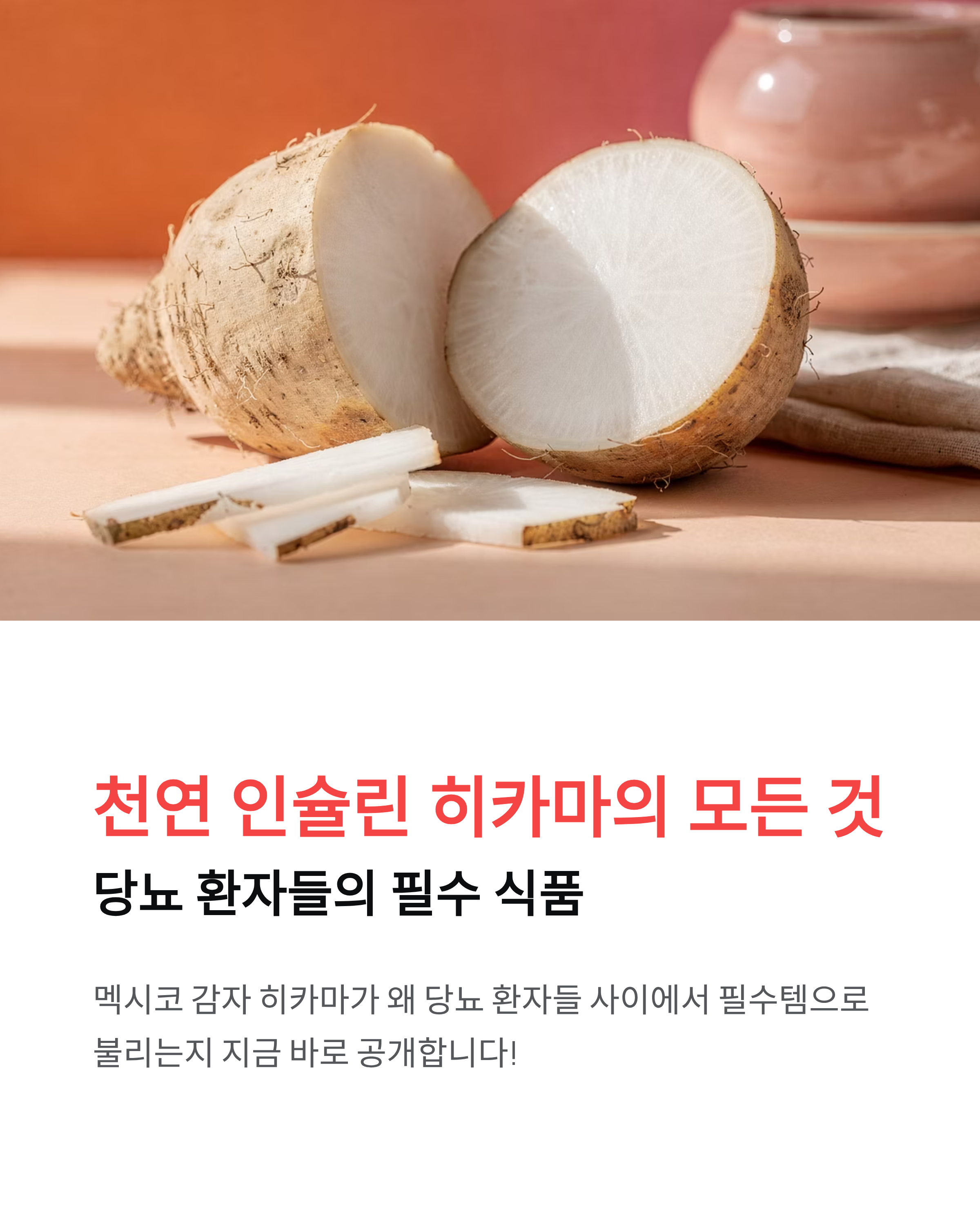 히카마 효능 당뇨 식단 하루 권장량 주의사항까지 완벽하게 정리해 드립니다!