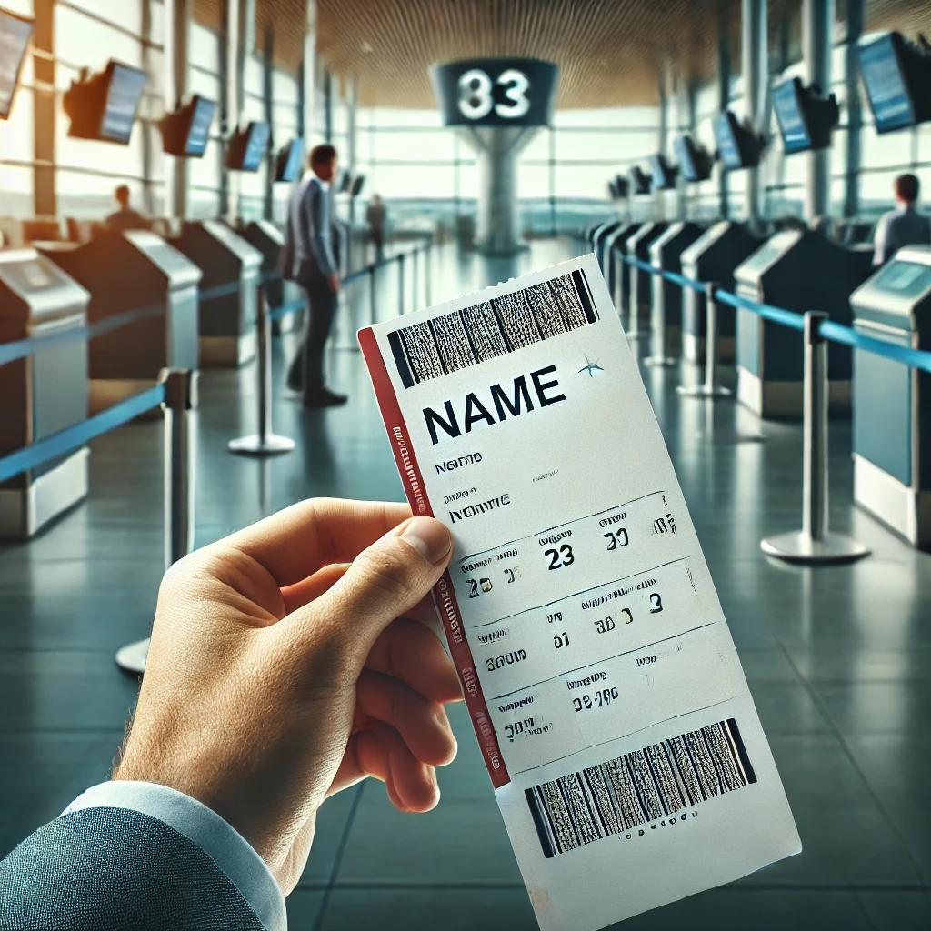 항공권 명의변경