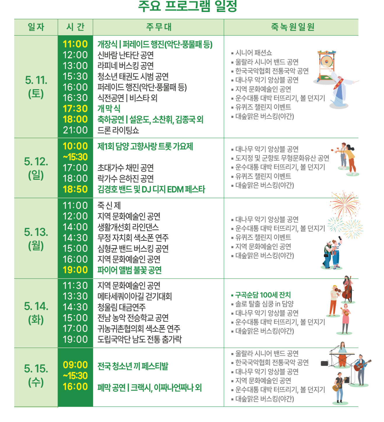 담양 대나무 축제