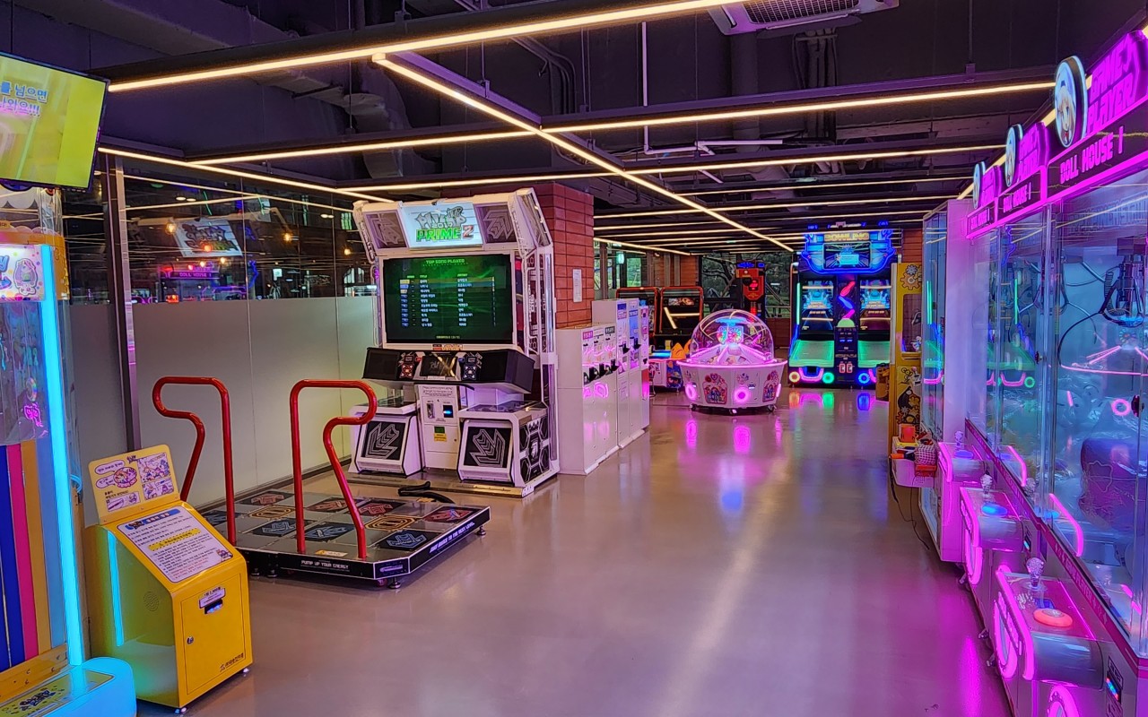 델피노 지하1층 더몰 오락실