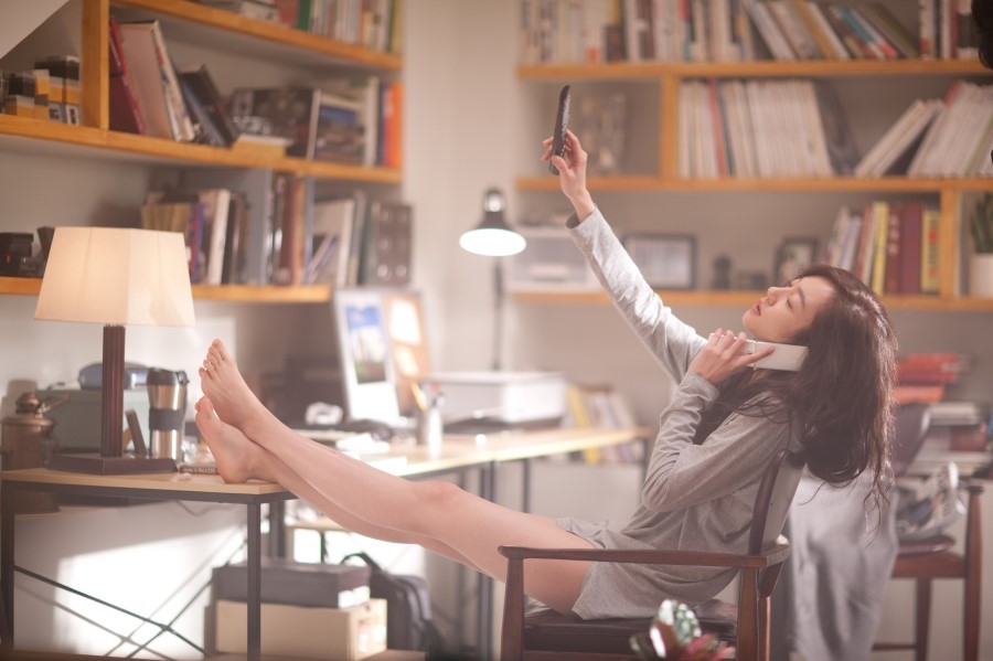 결혼생활 중 정인의 모습